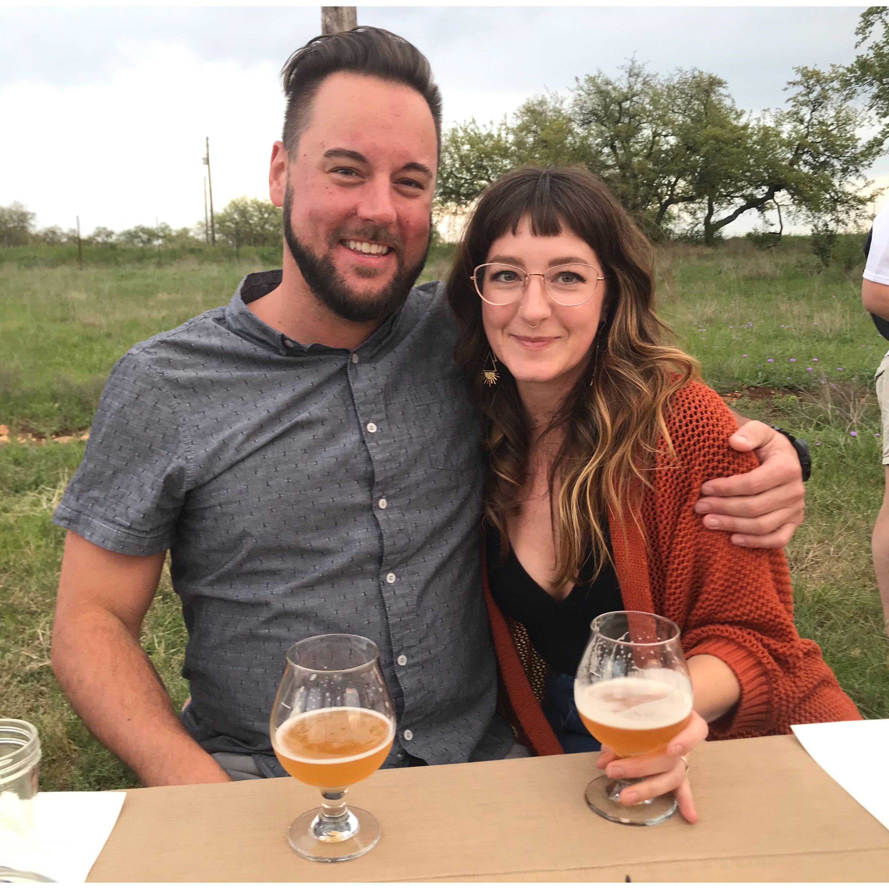 One of the early dates at one of Jesse's favorite breweries, Jester King.