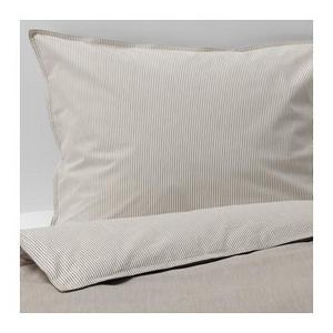 BLÅVINDA - King - Duvet cover and pillowcase(s), beige
