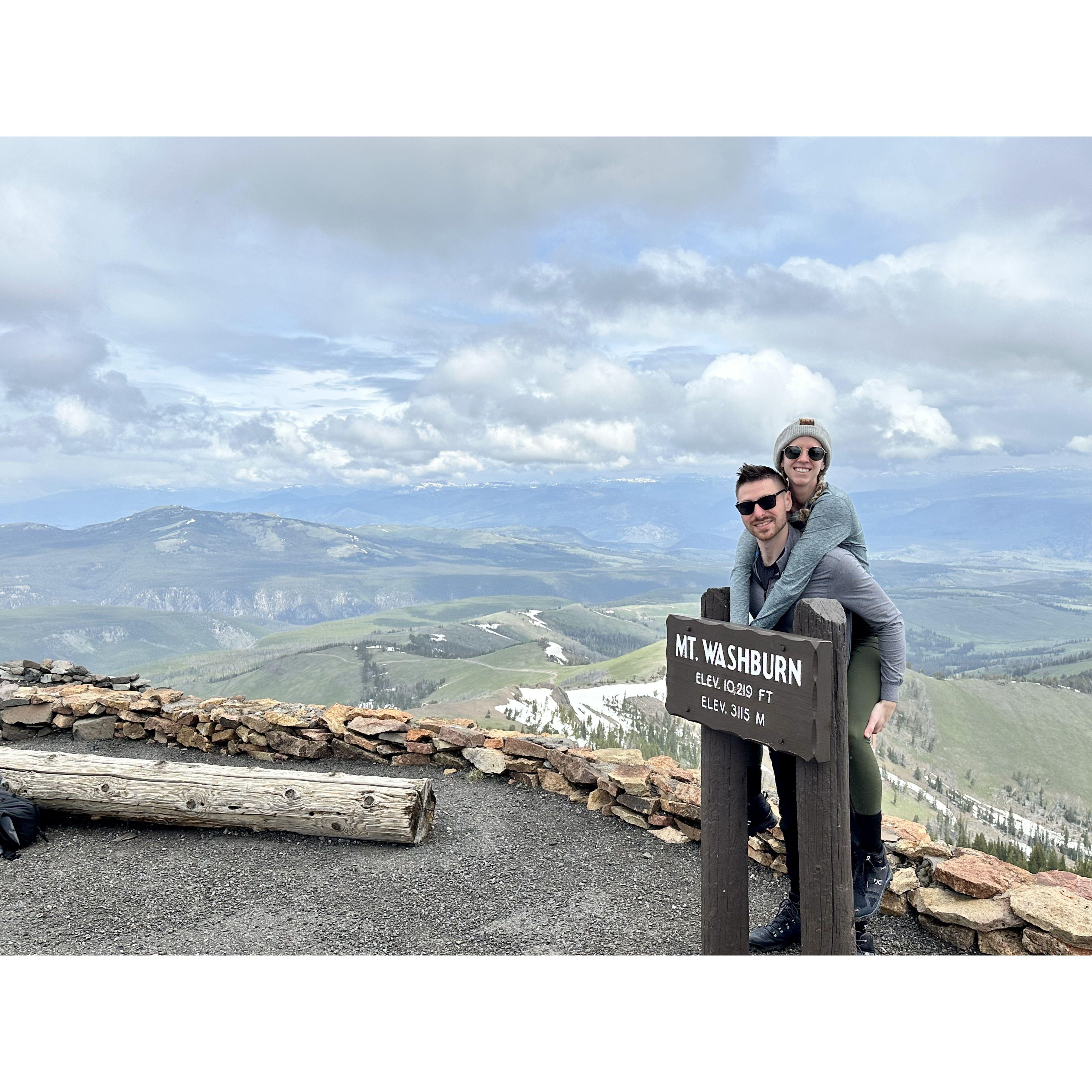 David's first big hiking trip. Group trip to Yellowstone and Grand Tetons National parks