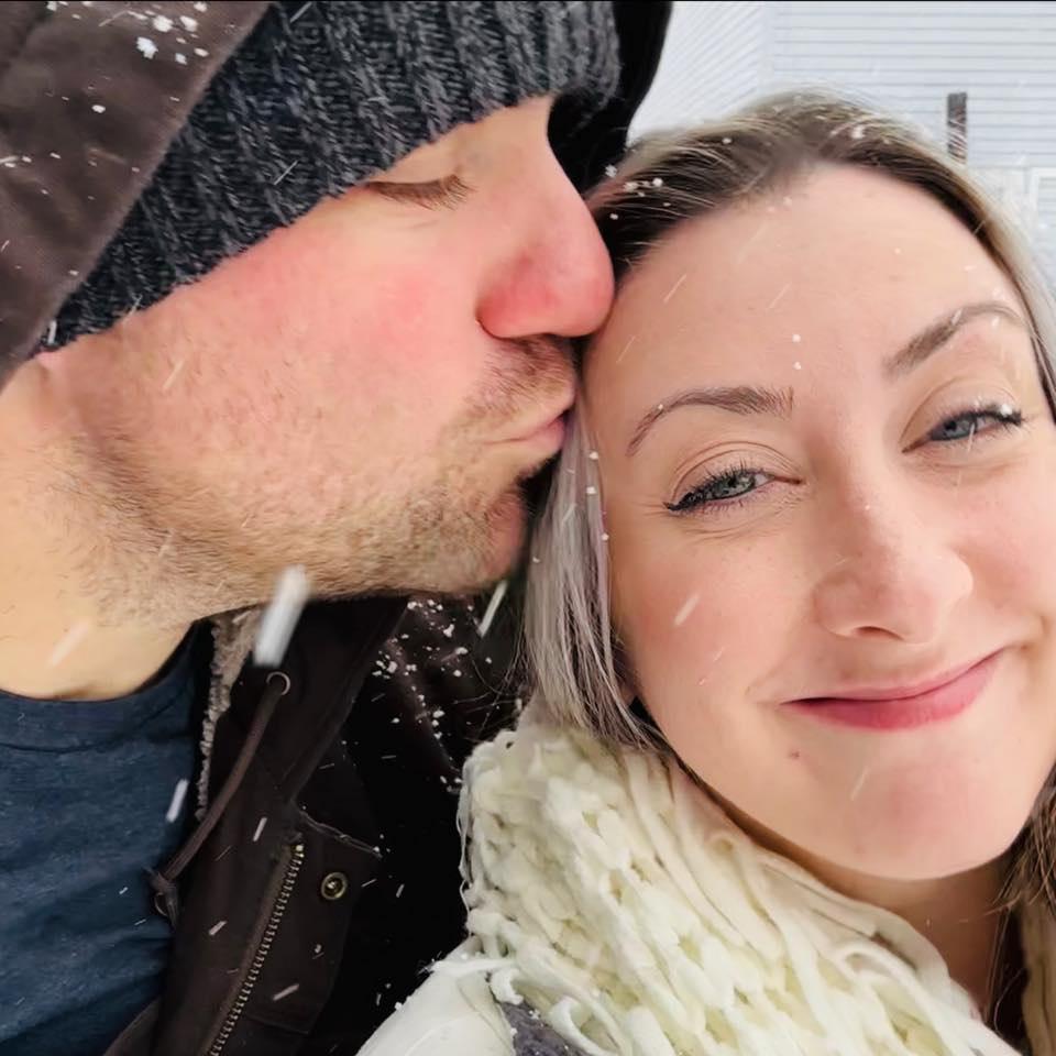 It snowed almost the entire time they were!