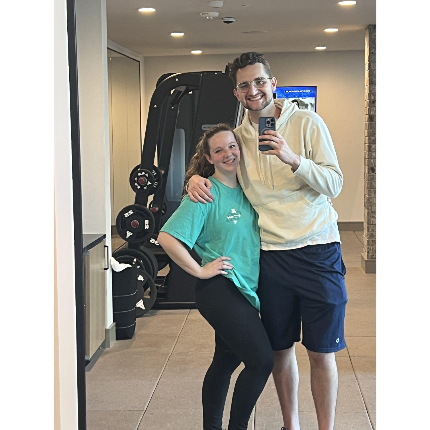 Post-workout selfie