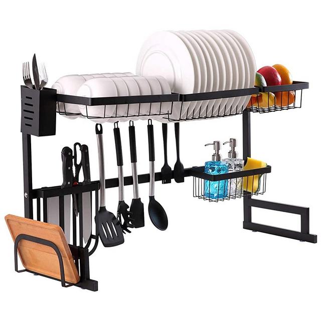 Furnikko, Black Stainless Steel Kitchen Sink Size ≤ 32.5 inches, XXXL