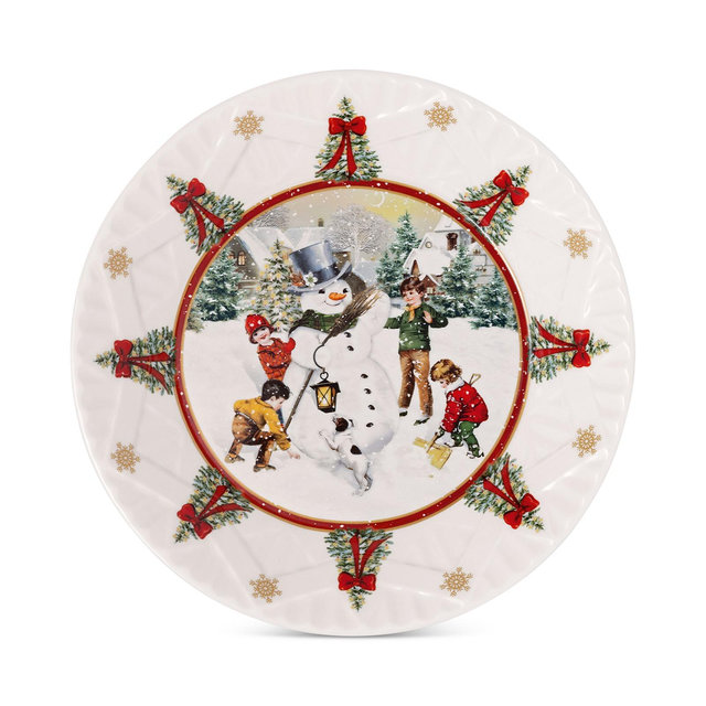 Villeroy & Boch Toy's Fantasy Building a Snowman Large Bowl