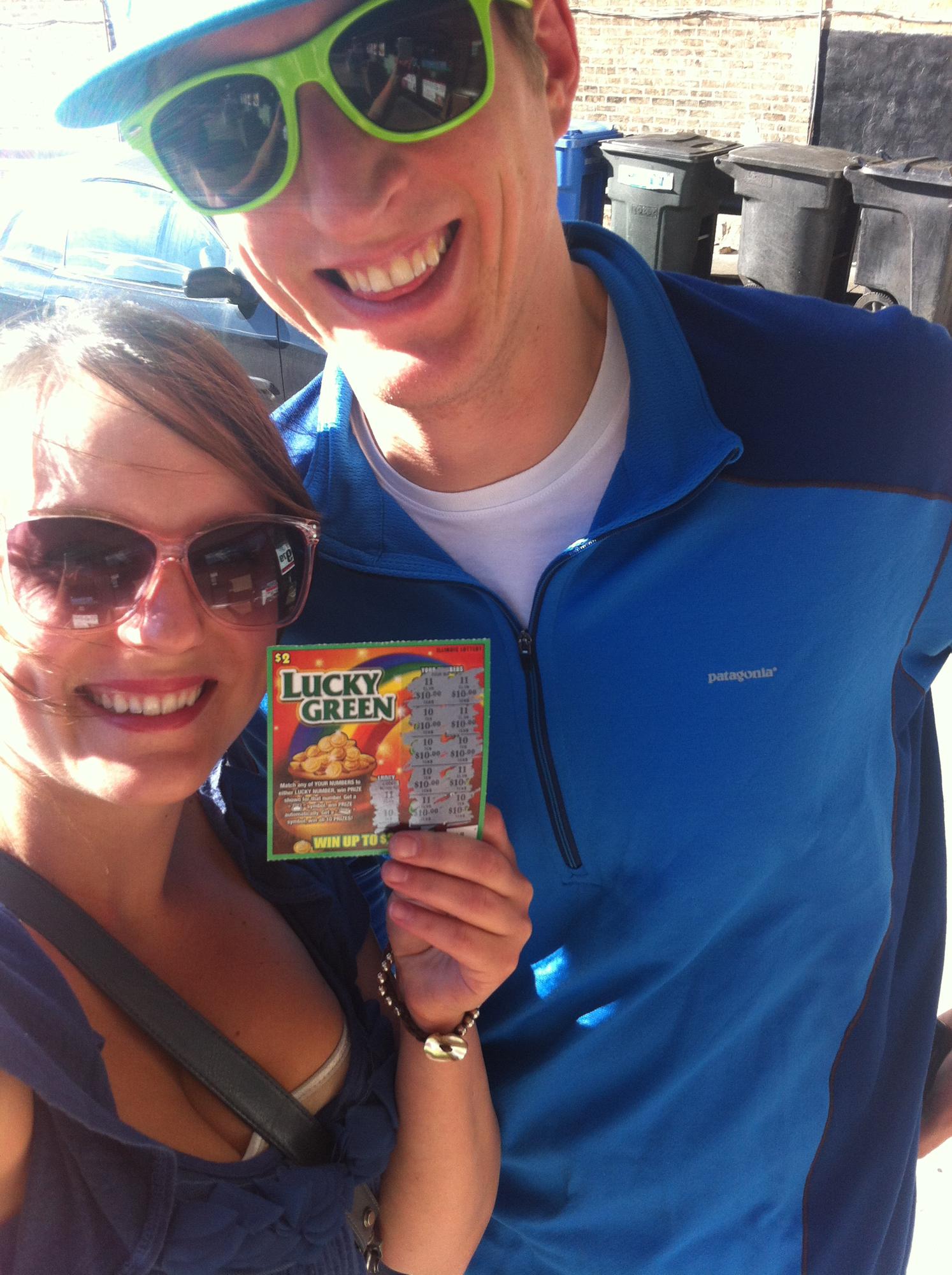 We won $100!!