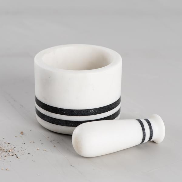 Magnolia Adelaide Stripe Mortar and Pestle