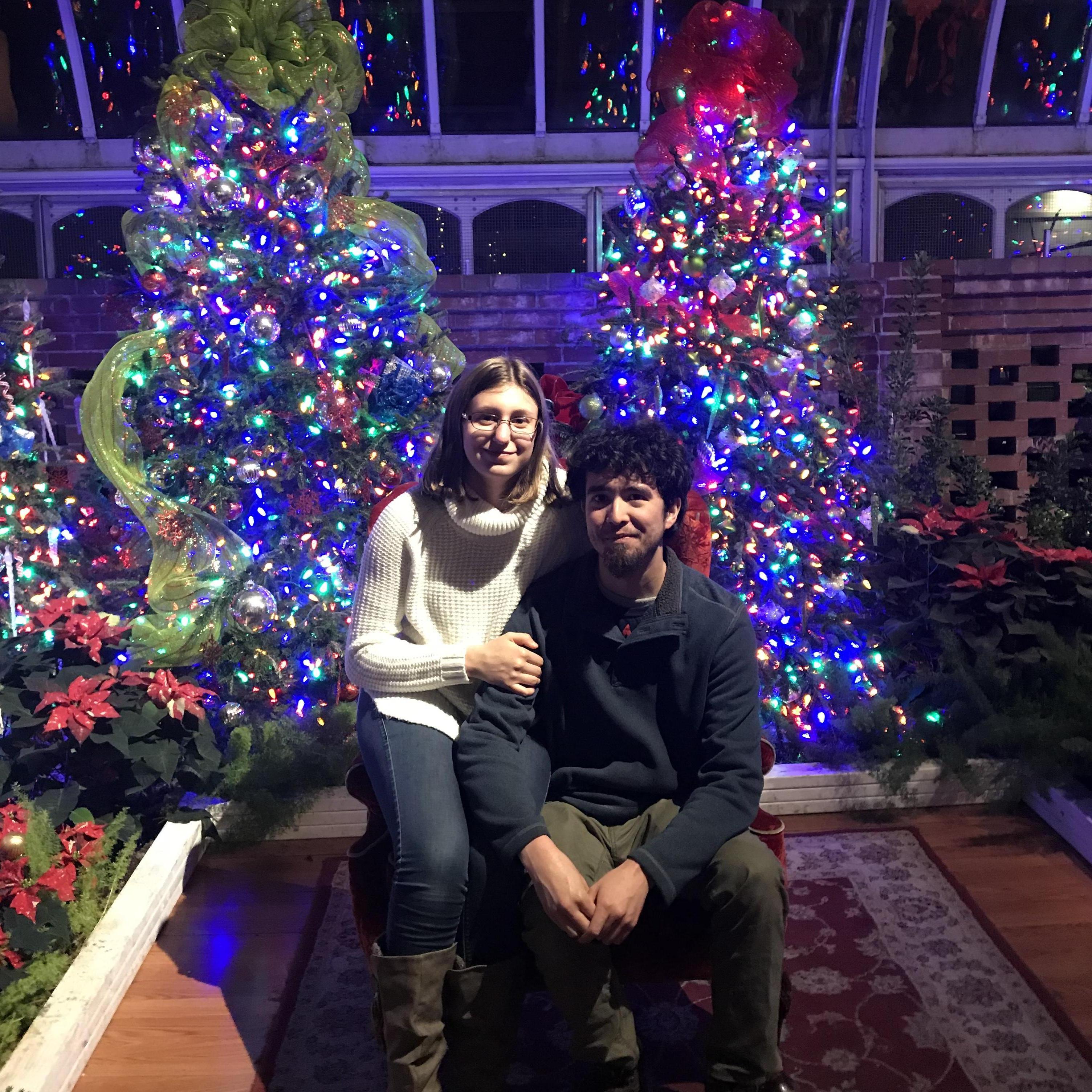 PENNSYLVANIA

Posing with some very seasonal Christmas trees.