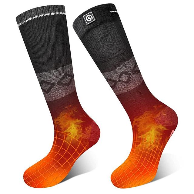 Heated Socks for Women Men,Foot Warmers Electric Rechargable Battery Heating Socks,Winter Cold Feet Hunting Ski Camping Hiking Riding Motorcycle Snowboating Thermal Warm Socks
