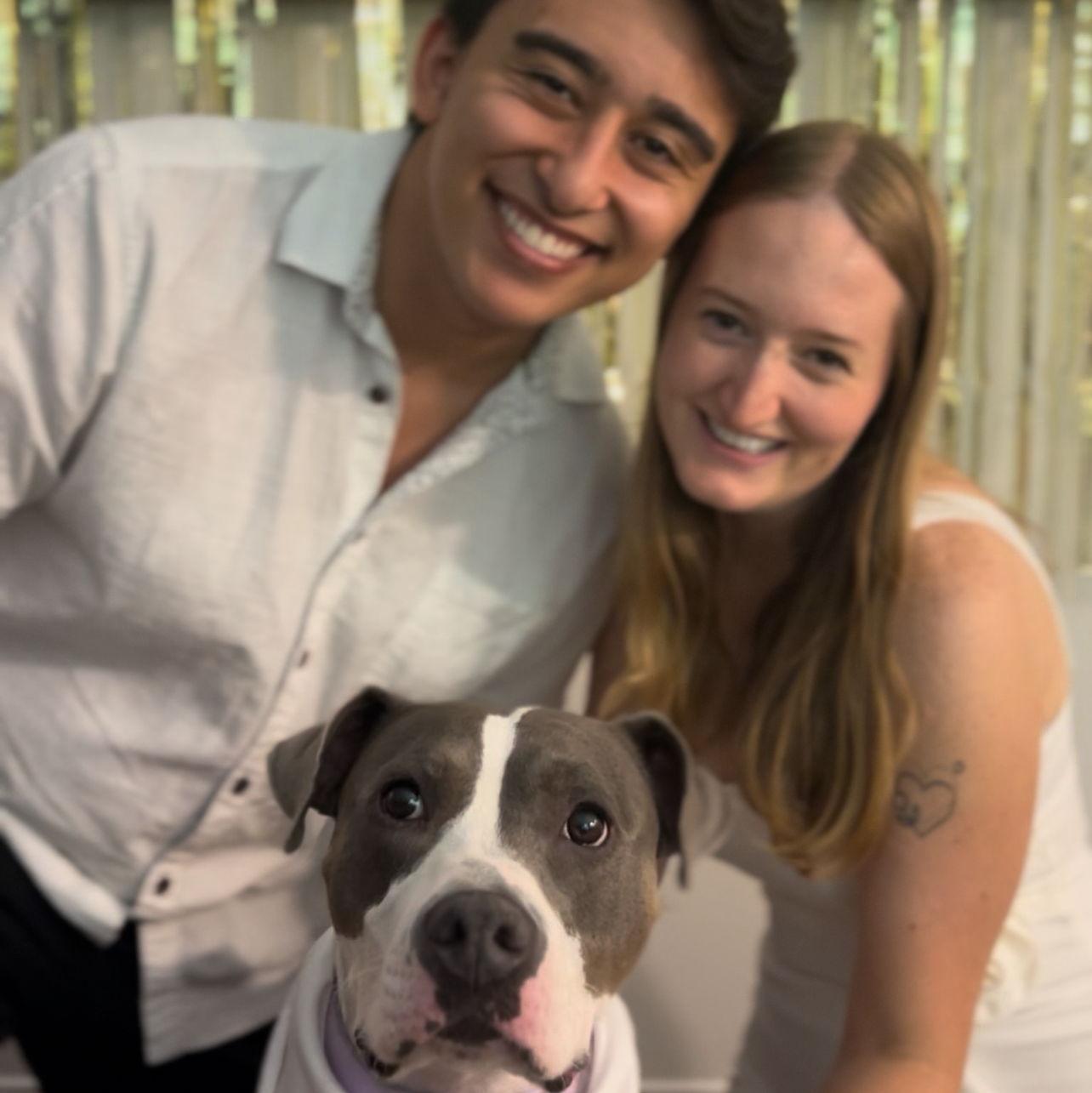 Skye girl with her parents