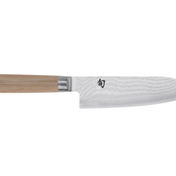 Shun Classic Blonde 7" Santoku Knife, Handcrafted Japanese All Purpose Knife