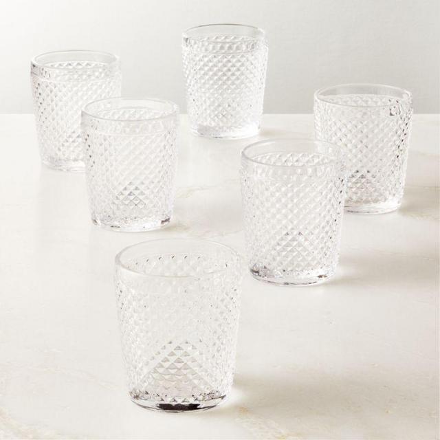 Chroma Clear Double Old-Fashioned Glasses Set of 6