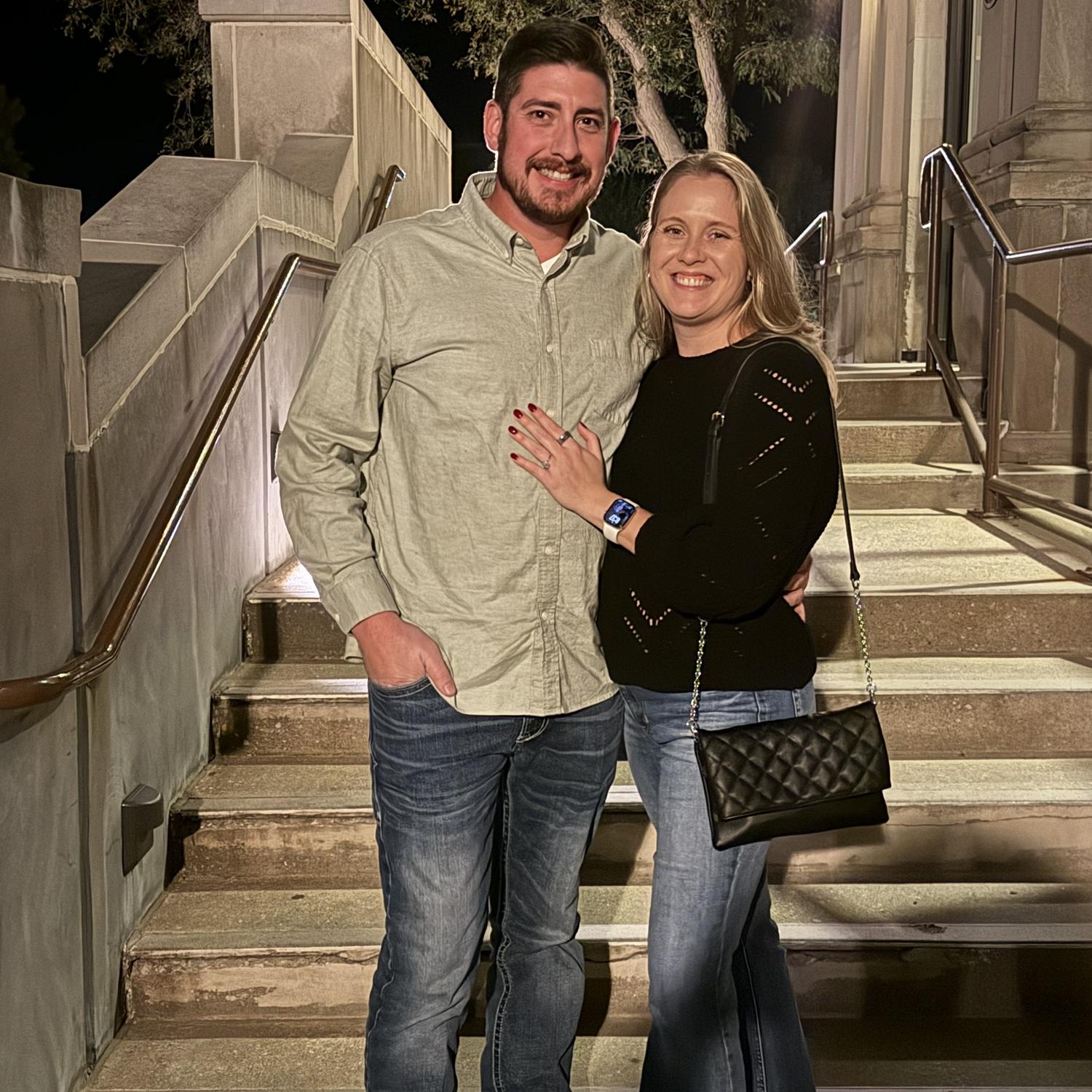 After 3 incredible years, Eric asked me to spend forever together 🤍
