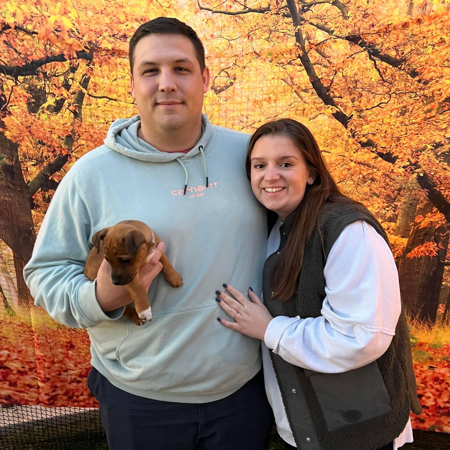 Thanksgiving 2023 in Texas with Britton's family and our new puppy Nala!