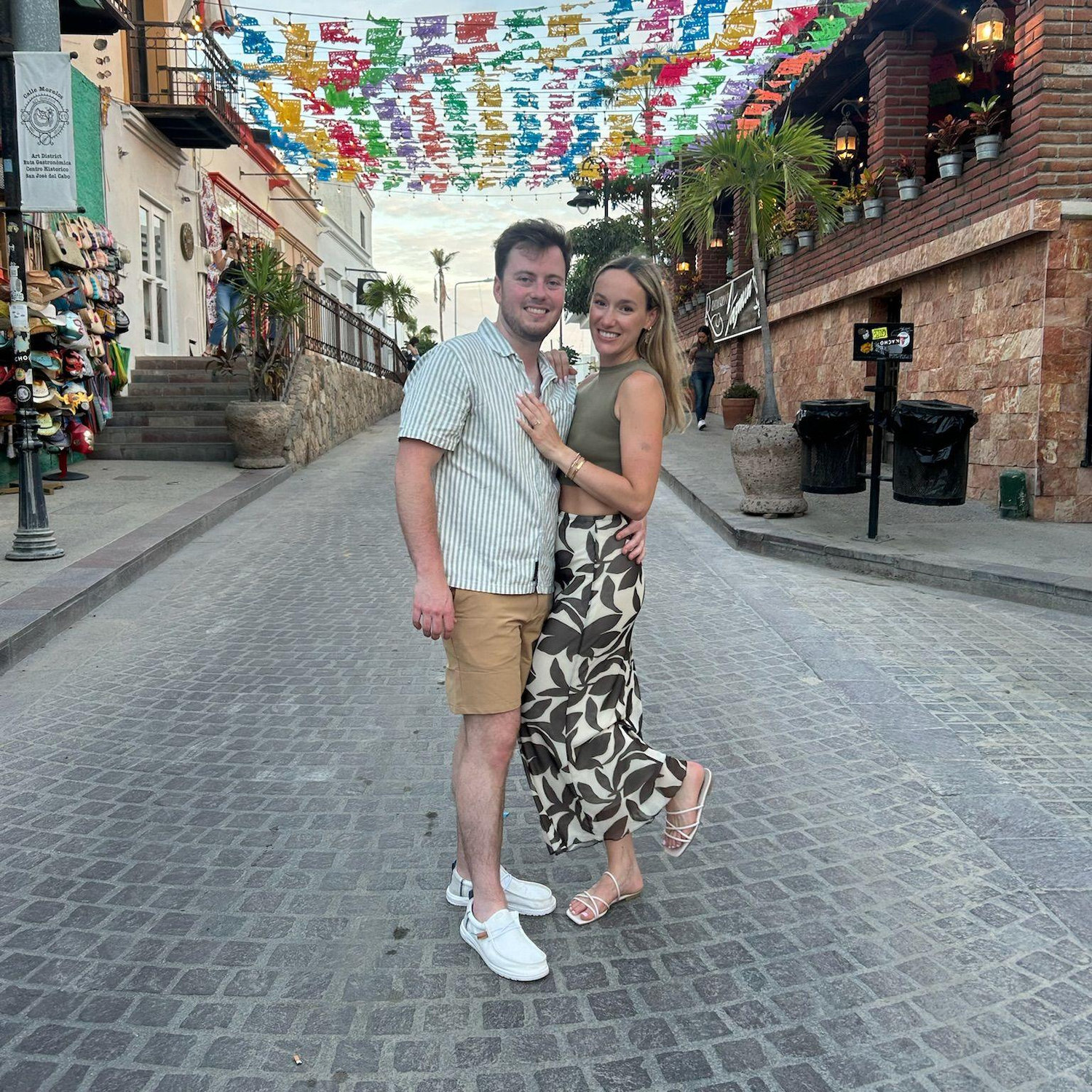 The evening just after our engagement!