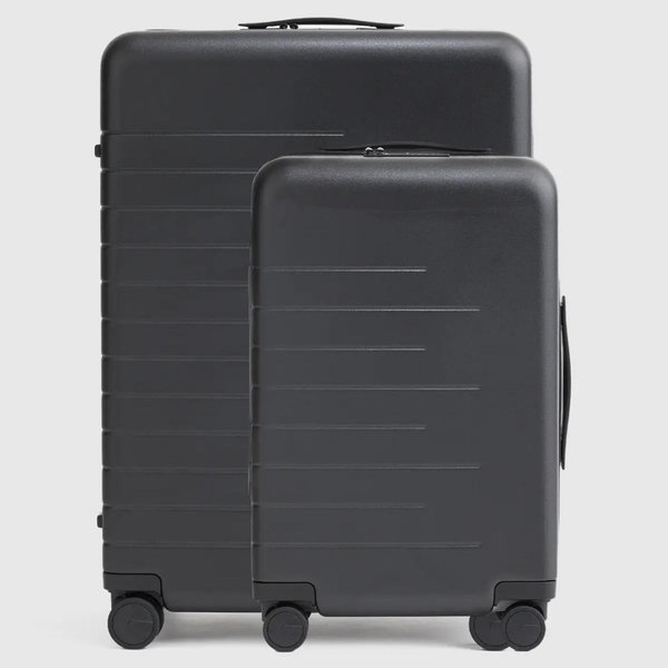 Carry-On & Large Check-In Suitcase Set - Black
