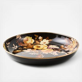Wild Rose Brown Stainless Steel Abundant Bowl