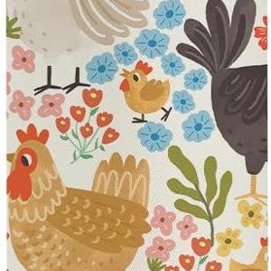 Chicken Plastic Bag Holder, Wall Mount Grocery Bag Holder, Plastic Storage bag, Pull Rope Free Adjustment, Plastic Bag Holders for Grocery Bags, Plastic Bag Dispenser for Home Kitchen
