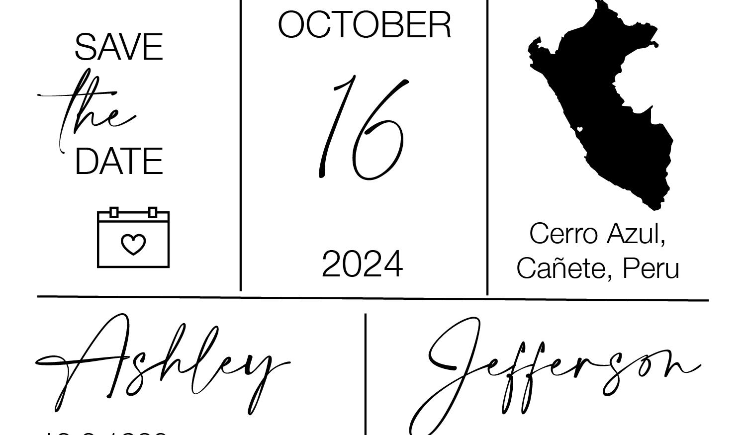 The Wedding Website of Ashley Torres and Jefferson Lara