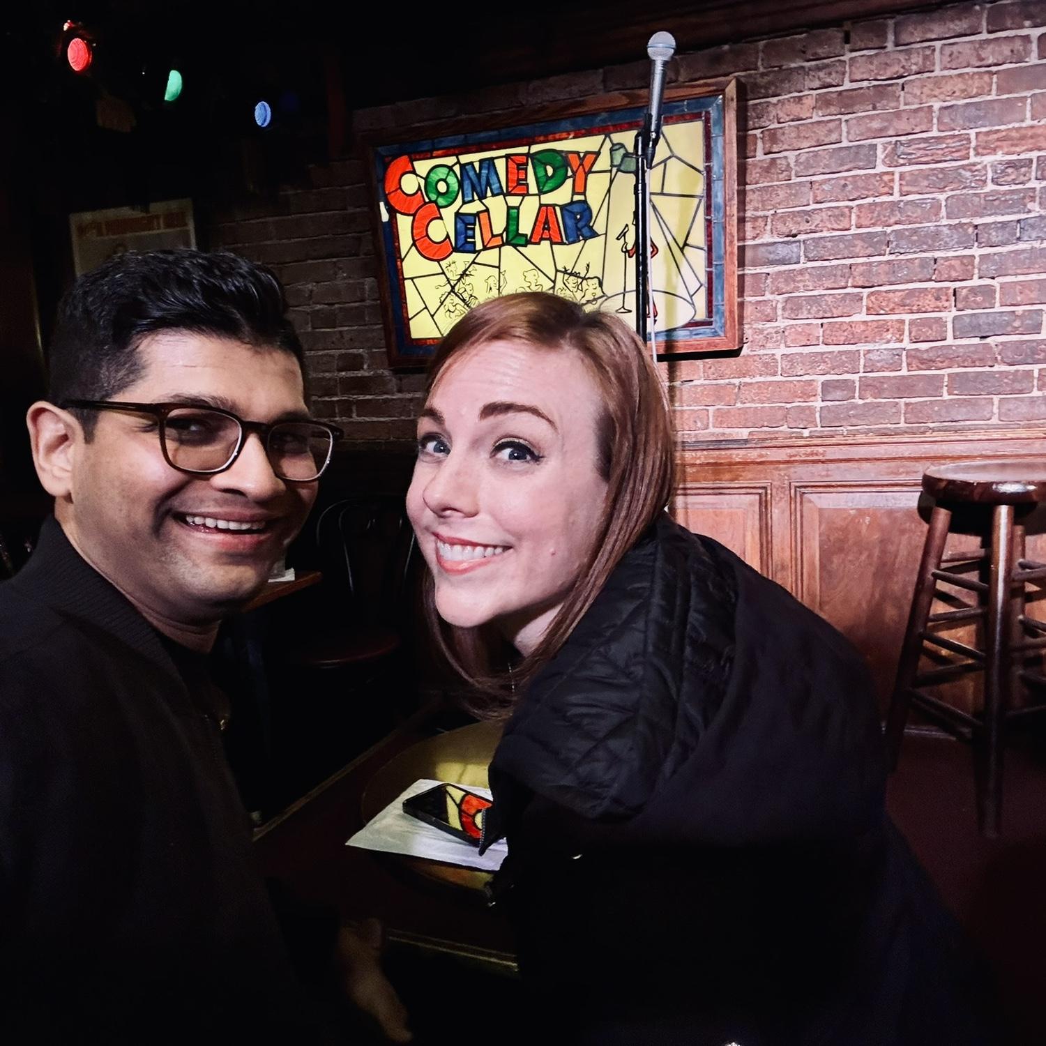 Front row, Comedy Cellar New York, 2024