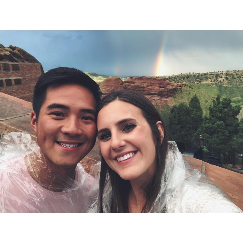 We saw a double rainbow in Colorado together