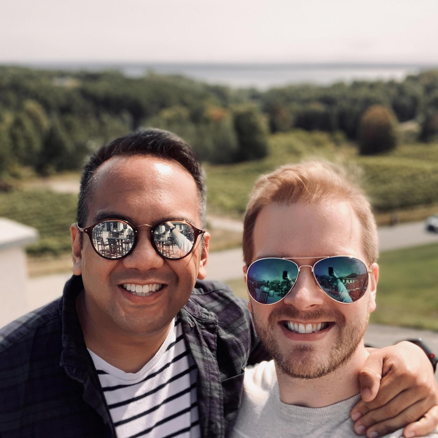 Wine tasting in Traverse City, September 2019