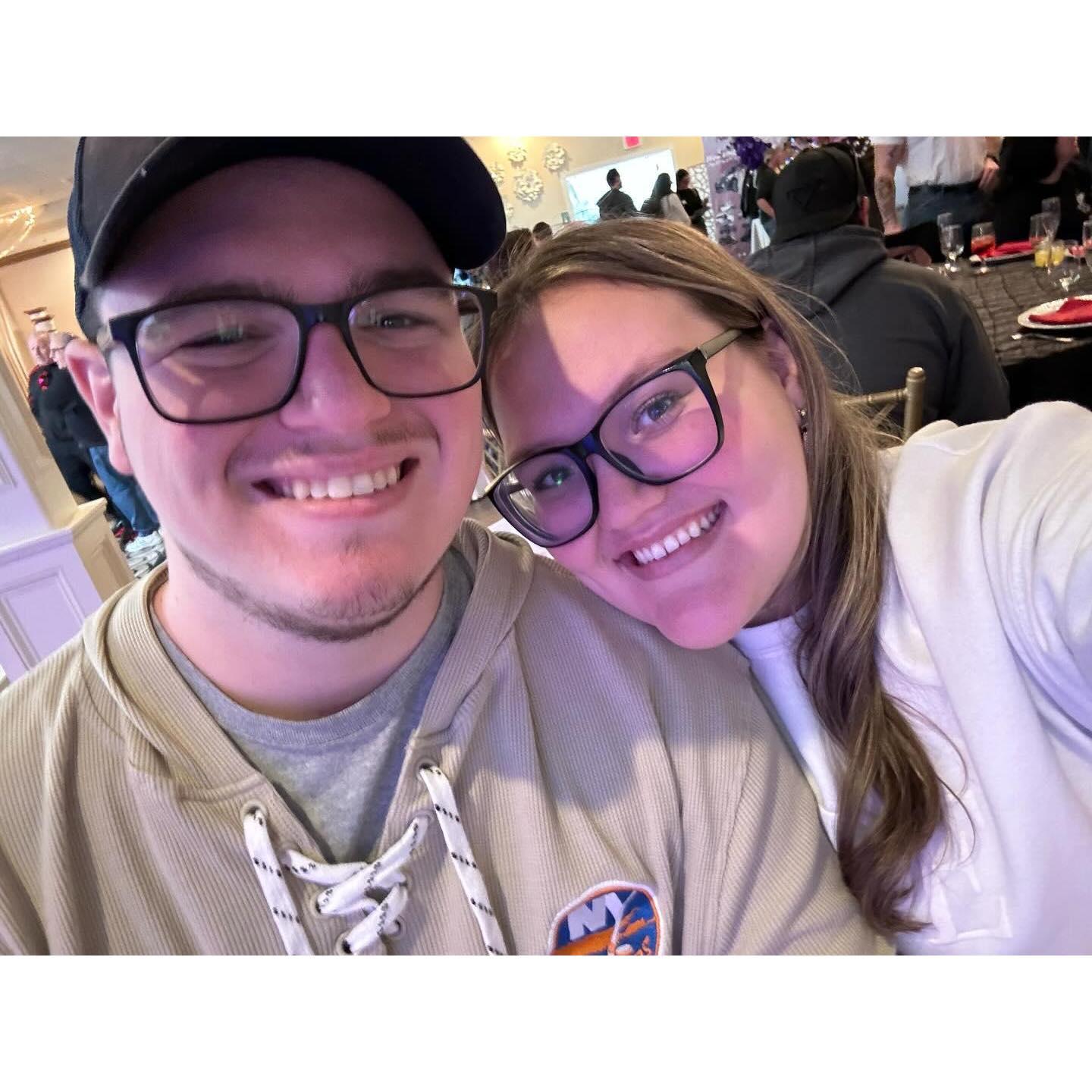 A selfie at our venue!