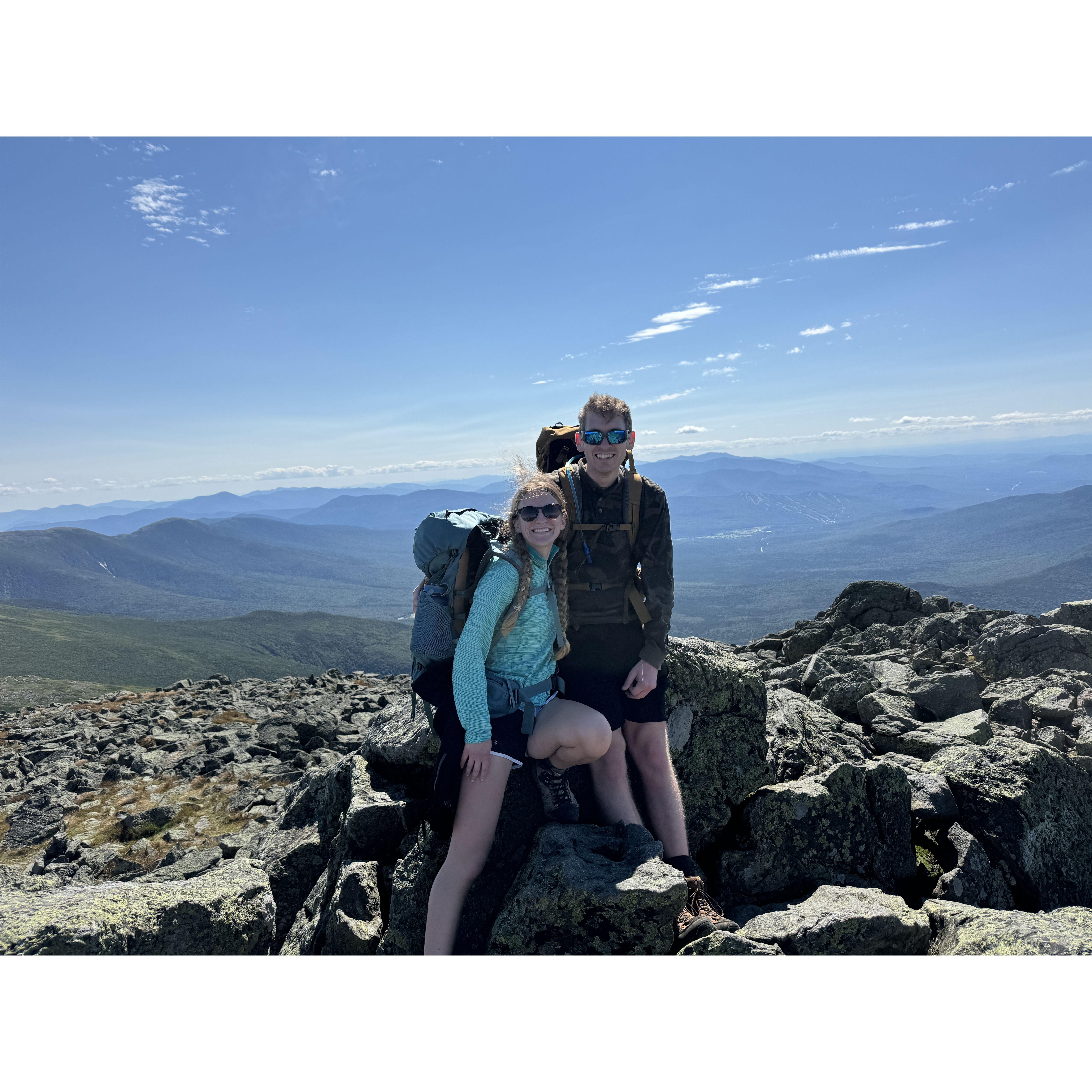 Northern Presidential Traverse, NH (Day of our Engagement!)