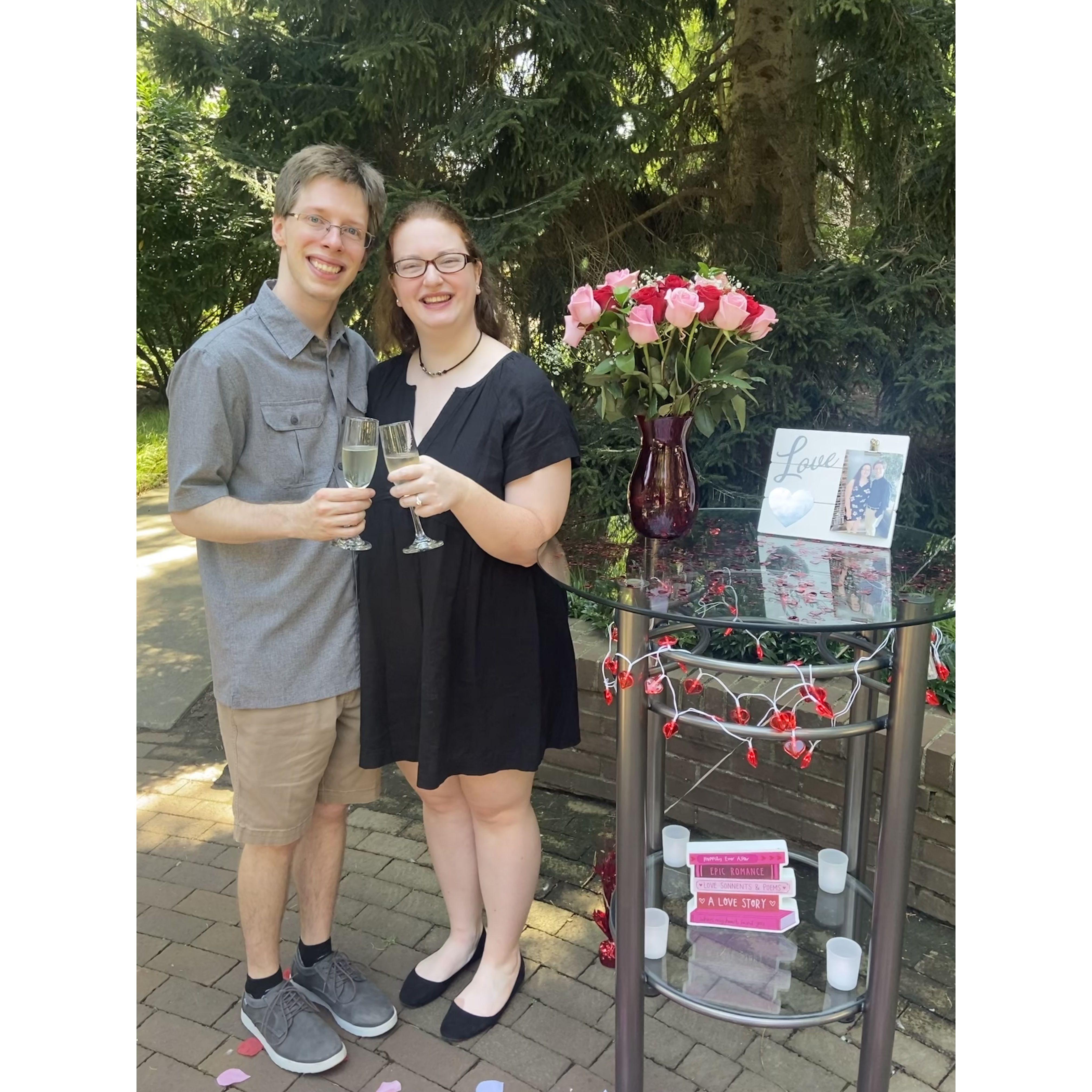 When we got engaged