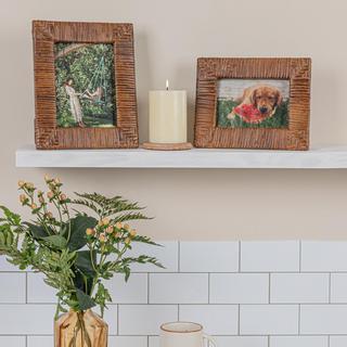 Handwoven Rattan Picture Frame