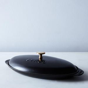 Staub Cast Iron Covered Fish Pan