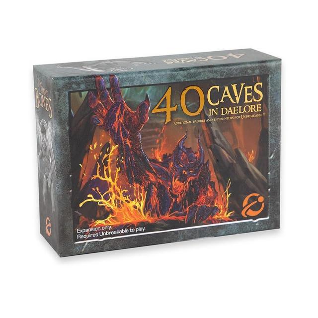 Too Many Bones: 40 Caves in Daelore Expansion – Tabletop Dice-Builder Fantasy RPG Game Add-on