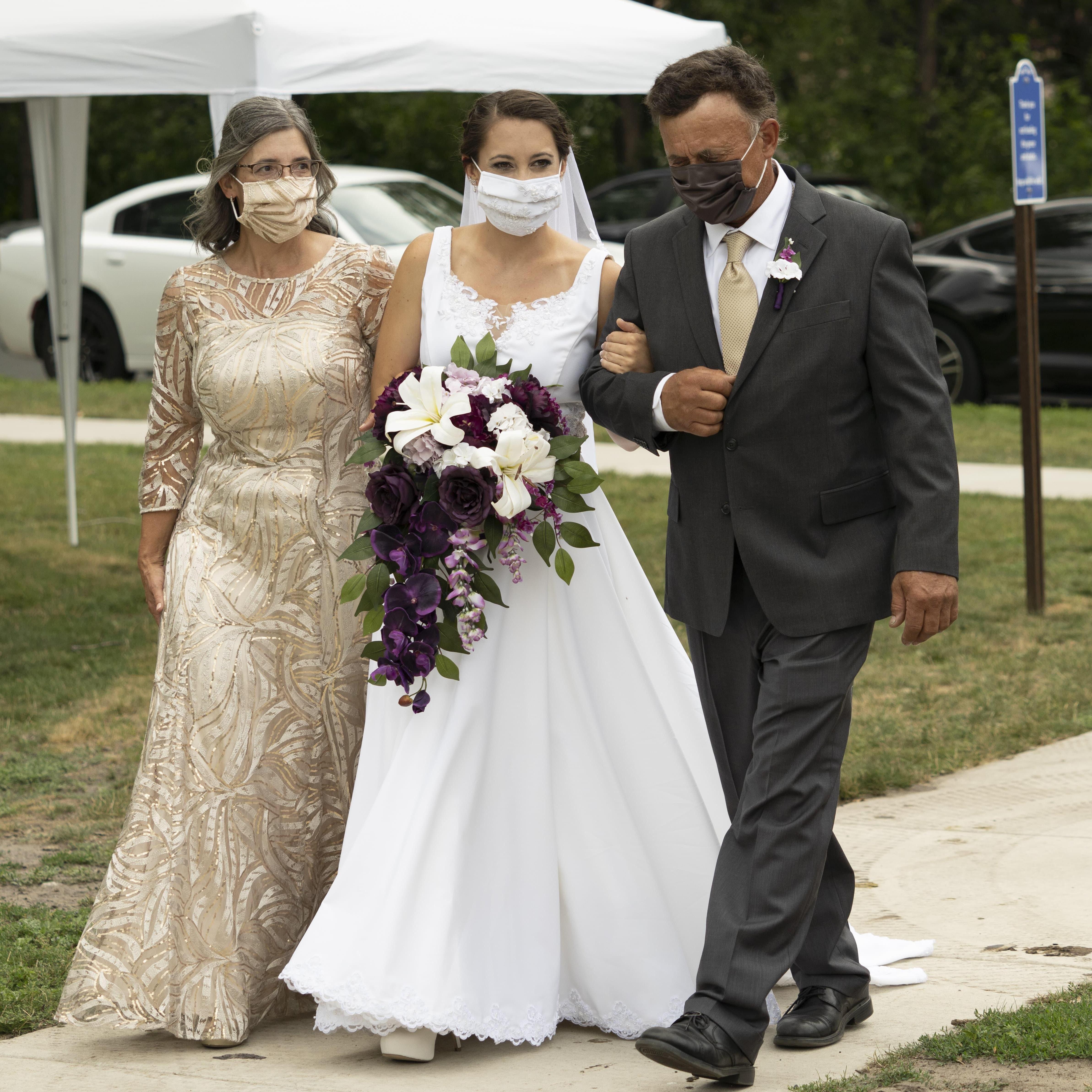 Here comes the bride