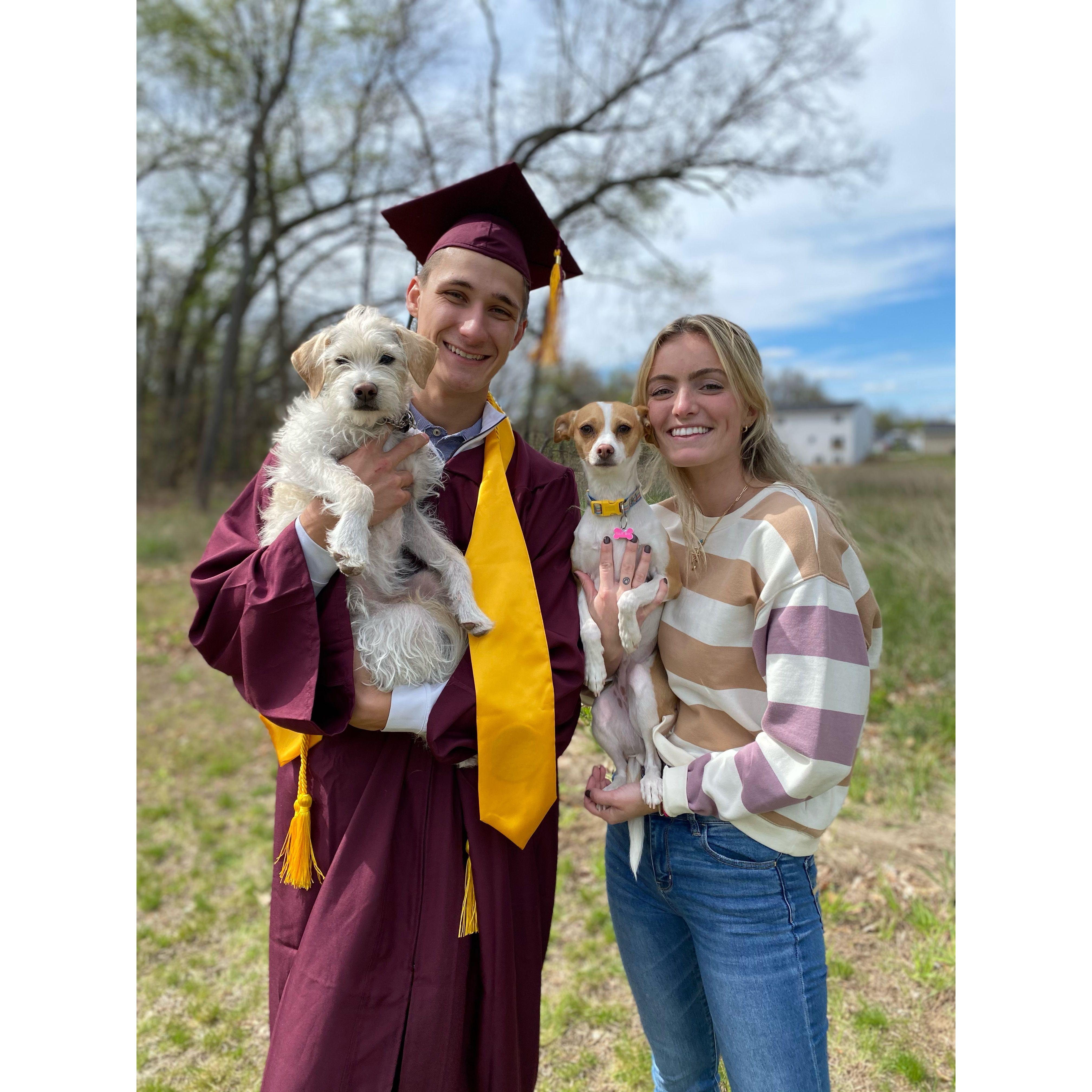 Jared's college graduation party 2021