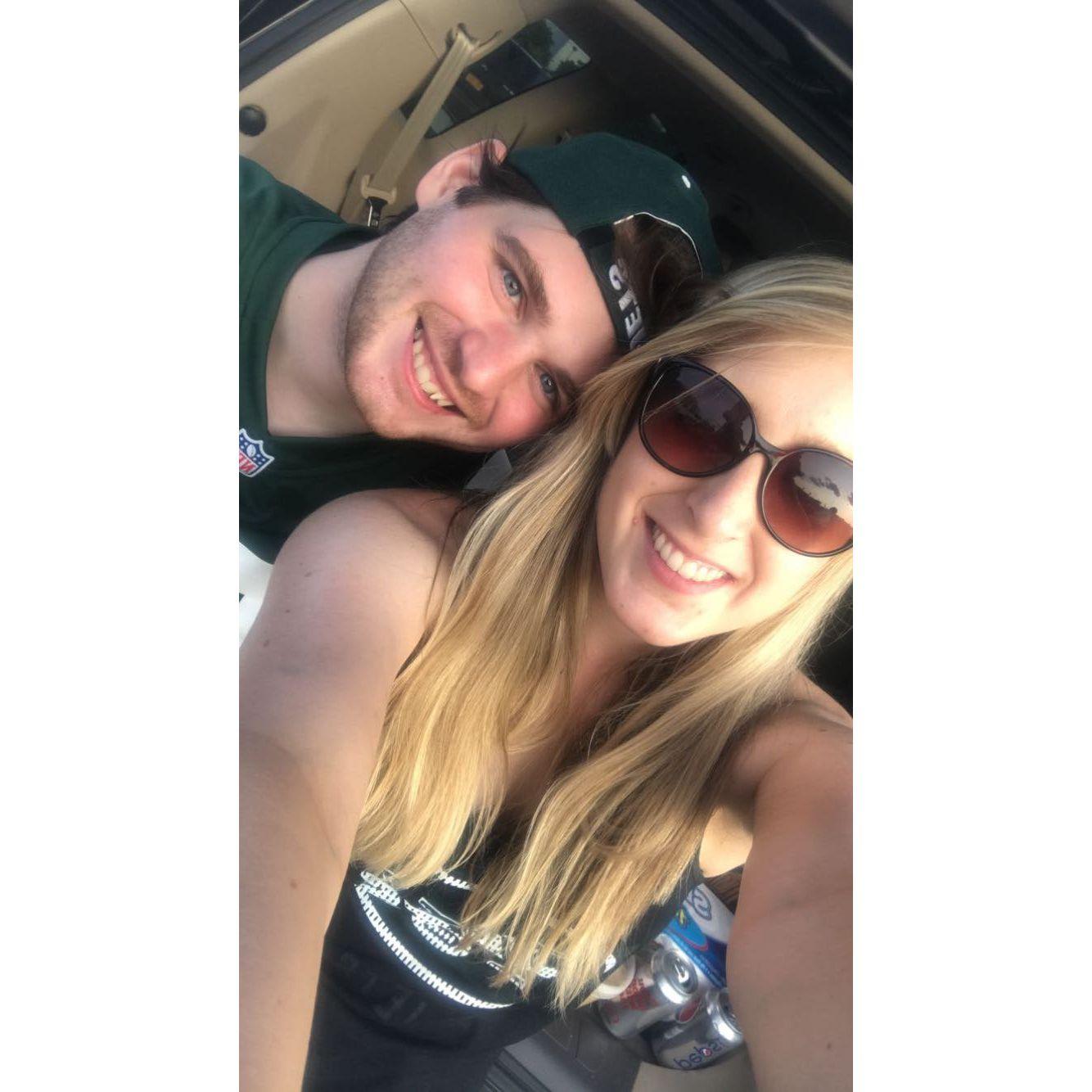 Tailgating at a Jets Game, August 2017