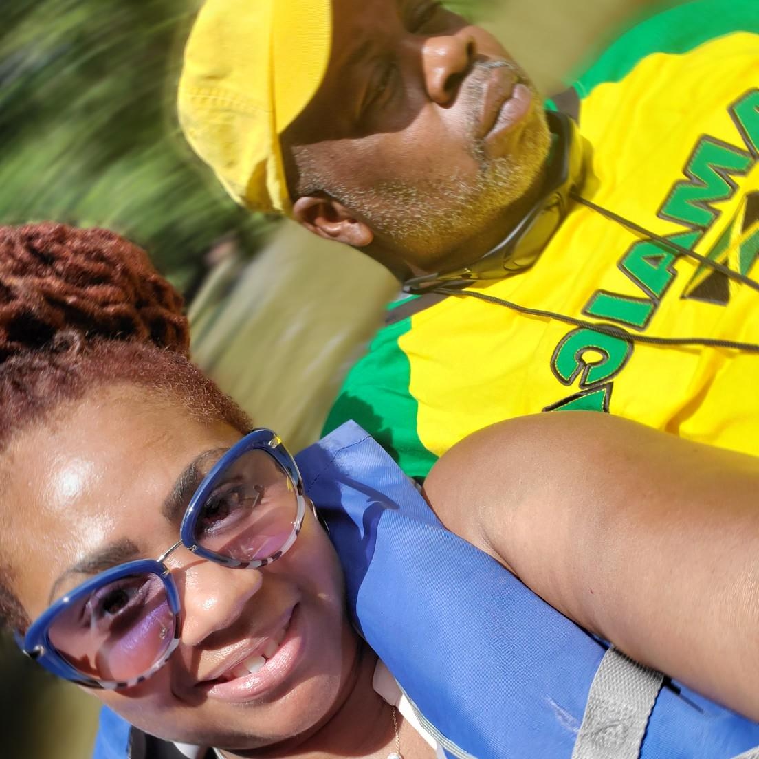 Lazy river adventure in Jamaica, eating sugar cane and making memories together