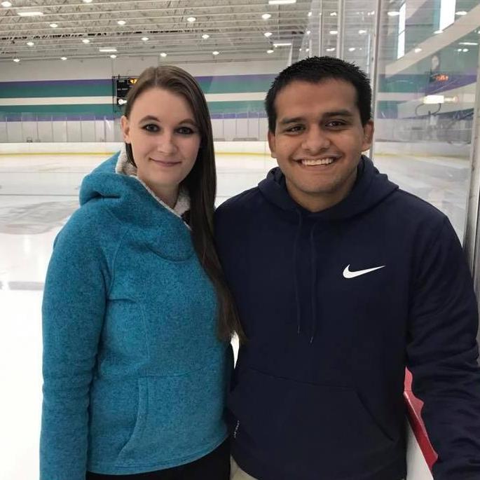 Even though he doesn't like Ice Skating, he took me anyway <3