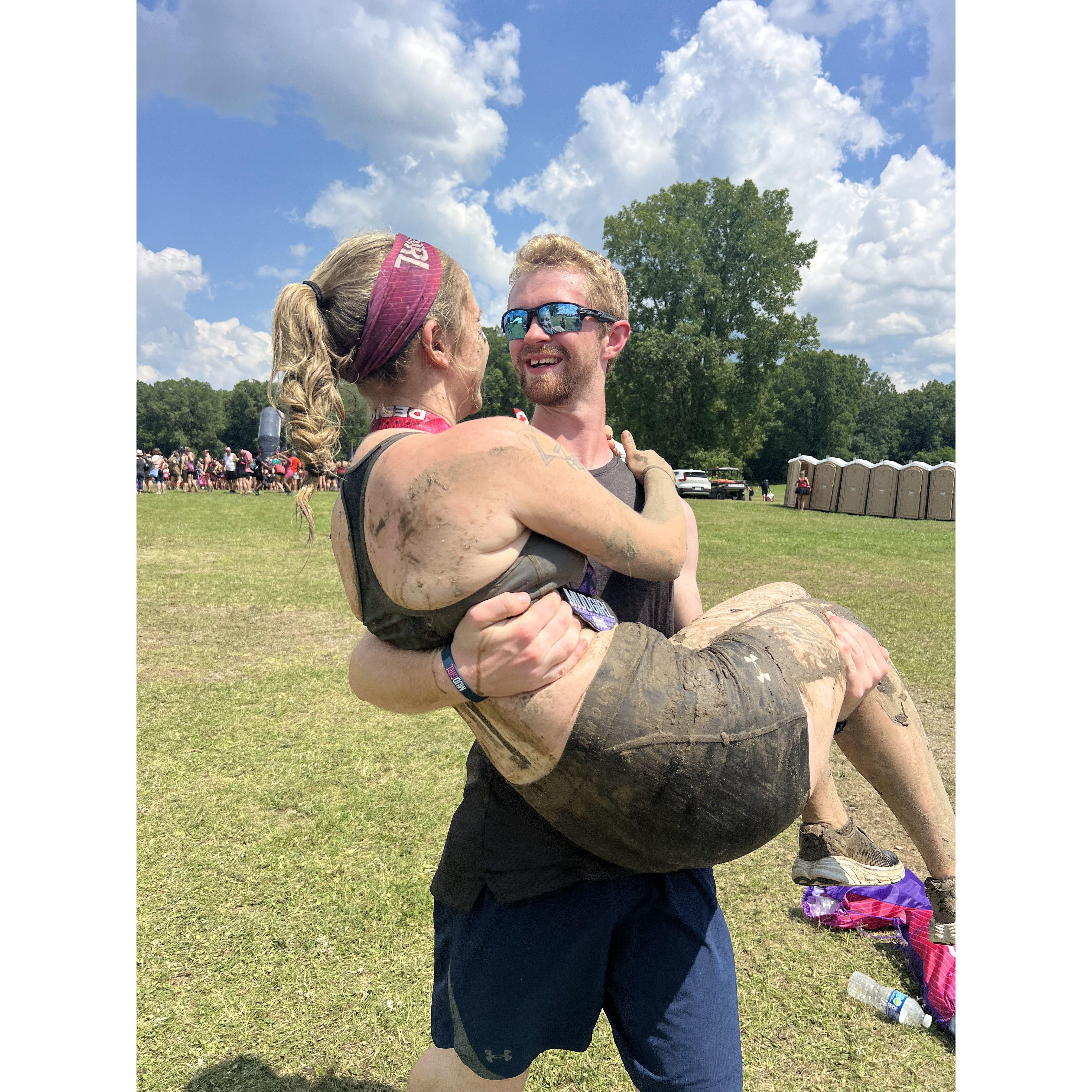 post mud run!