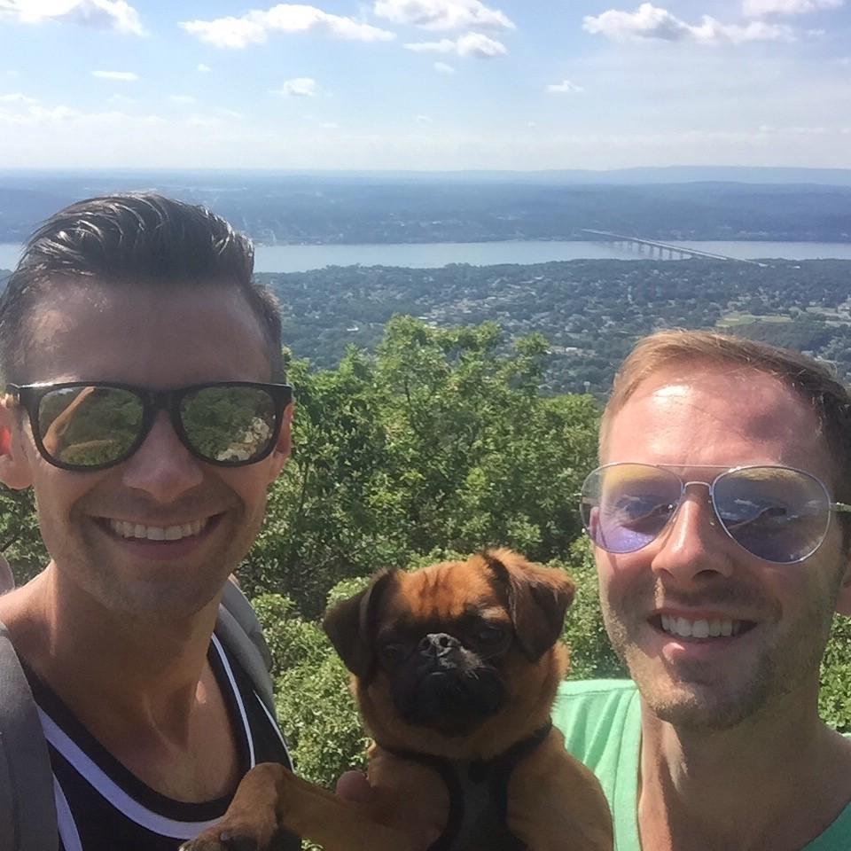 We once hiked to the top of a mountain...