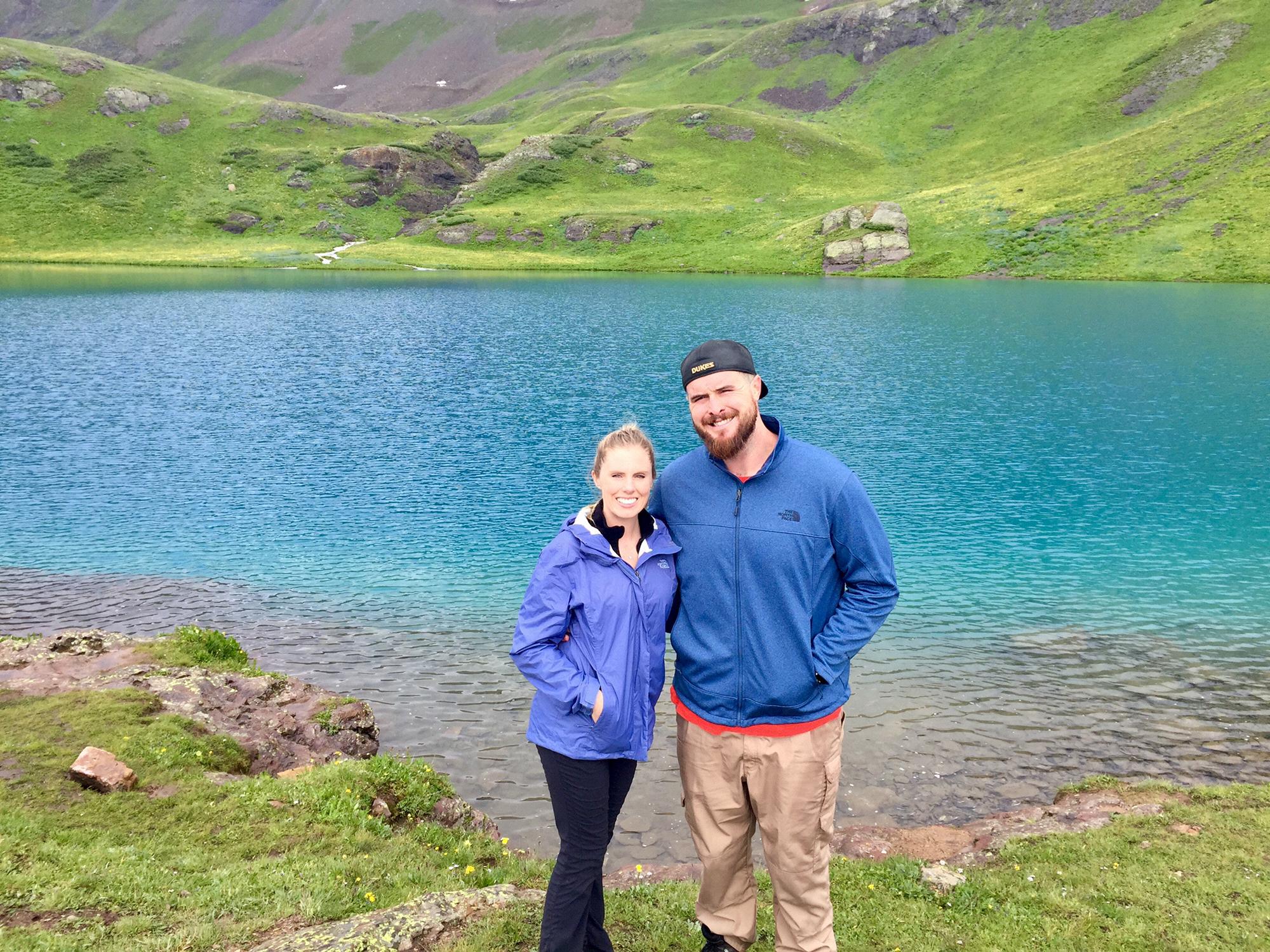 Same spot he proposed 2 years earlier!
