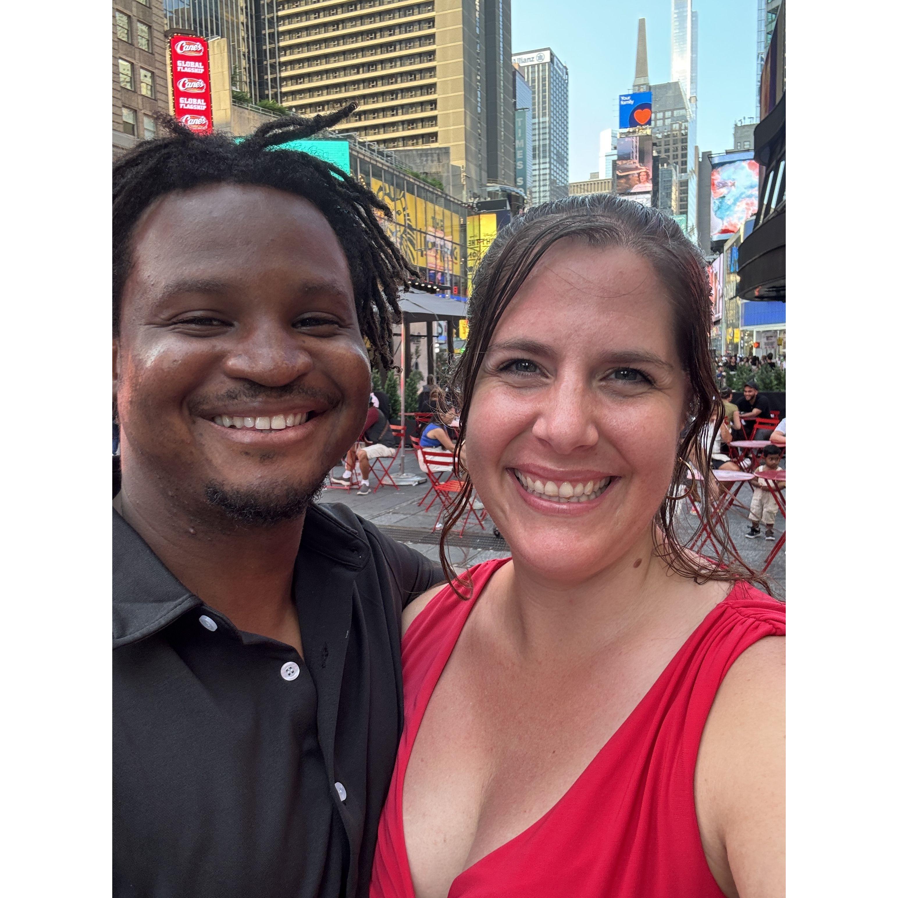 In New York, New York