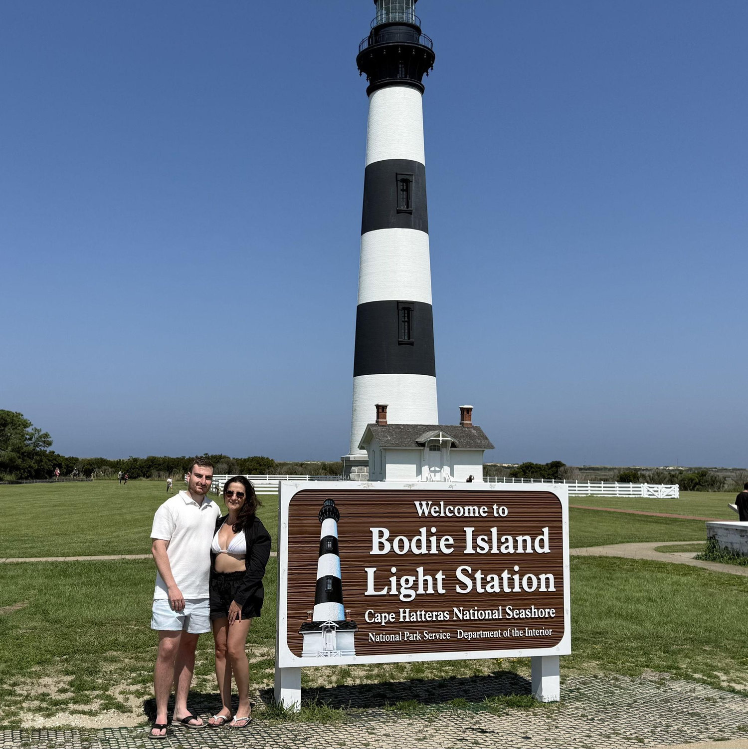 we didn’t get to clim the lighthouse because of inside heat but we successfully took a scorching photo!