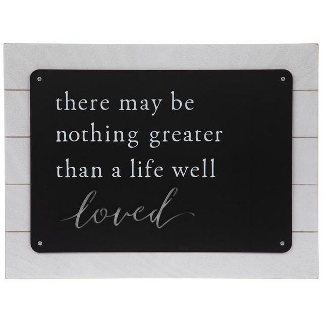 A Life Well Loved Wood Wall Decor
