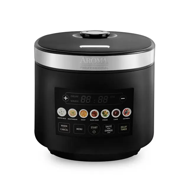 Aroma 20 Cup Digital Rice Cooker Black