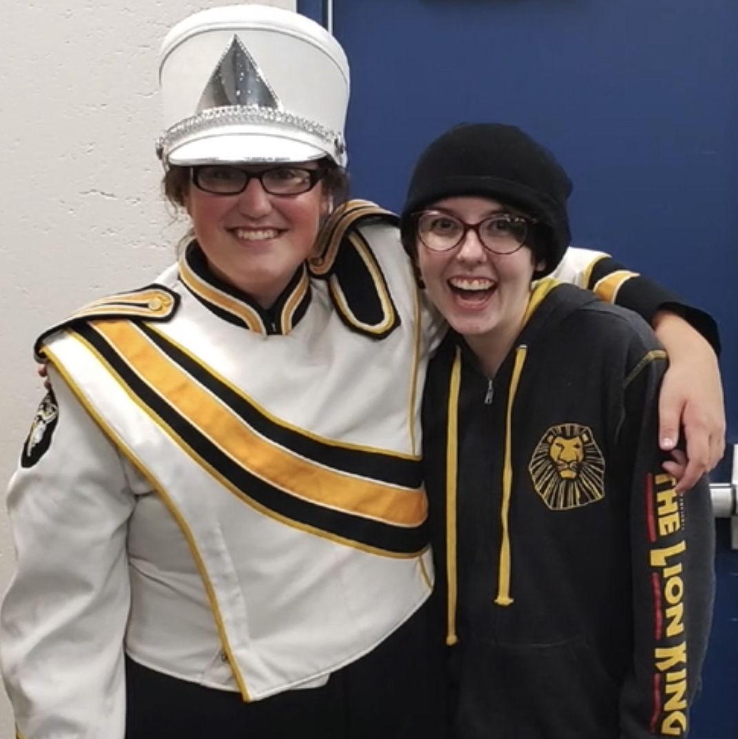 Jay's first marching band performance. Lansing Christian School, September 2018.