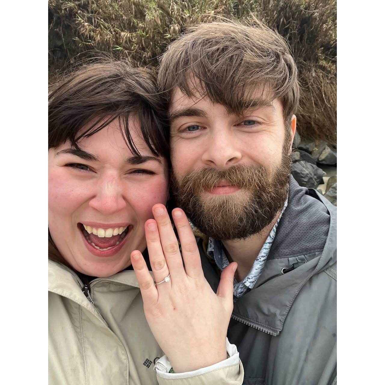 Directly after we got engaged in Encinitas, CA