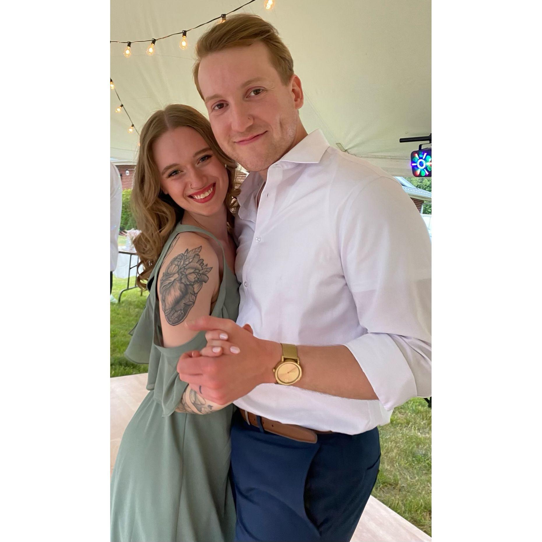 Ronnie's sister's wedding