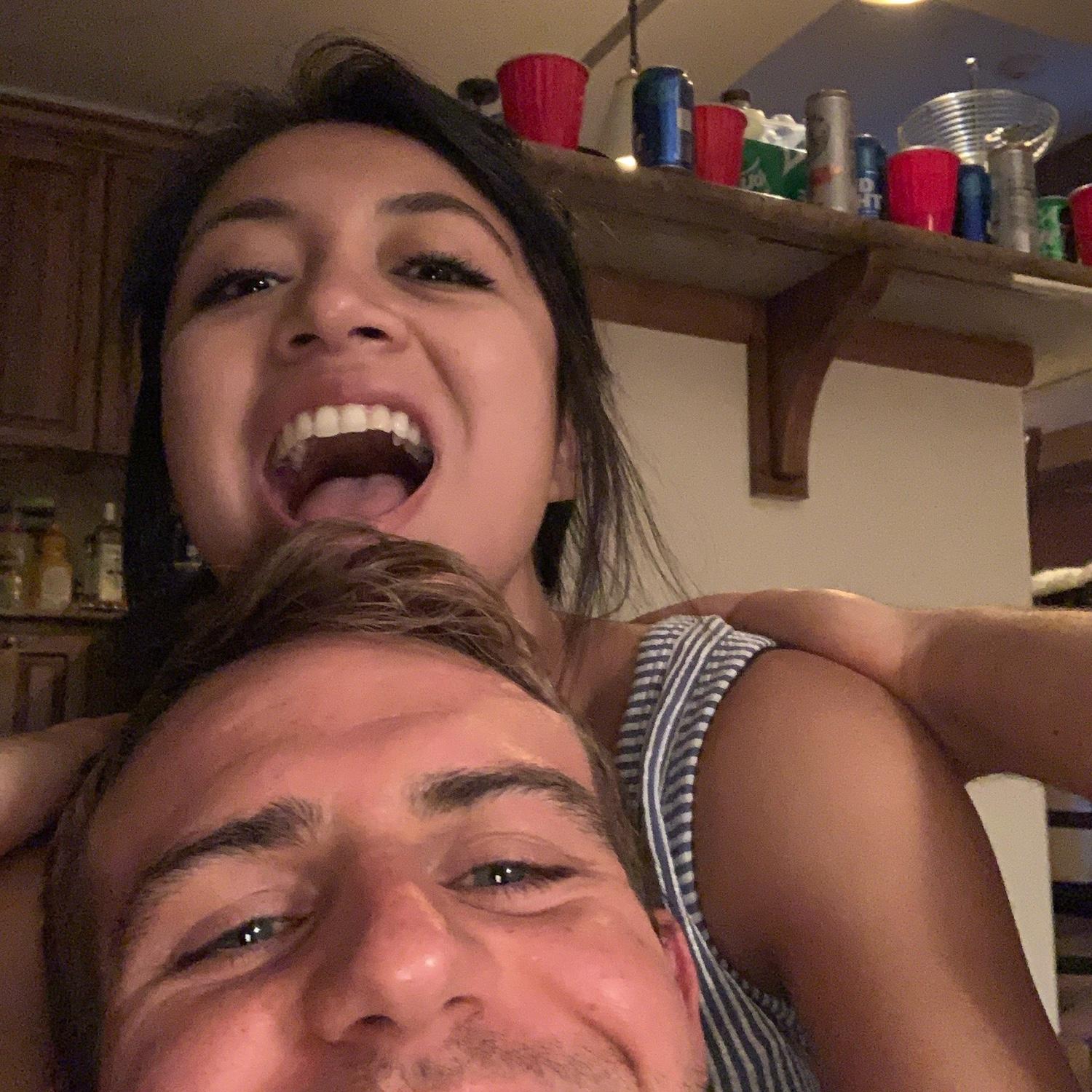 Our first photo together on the weekend we met.