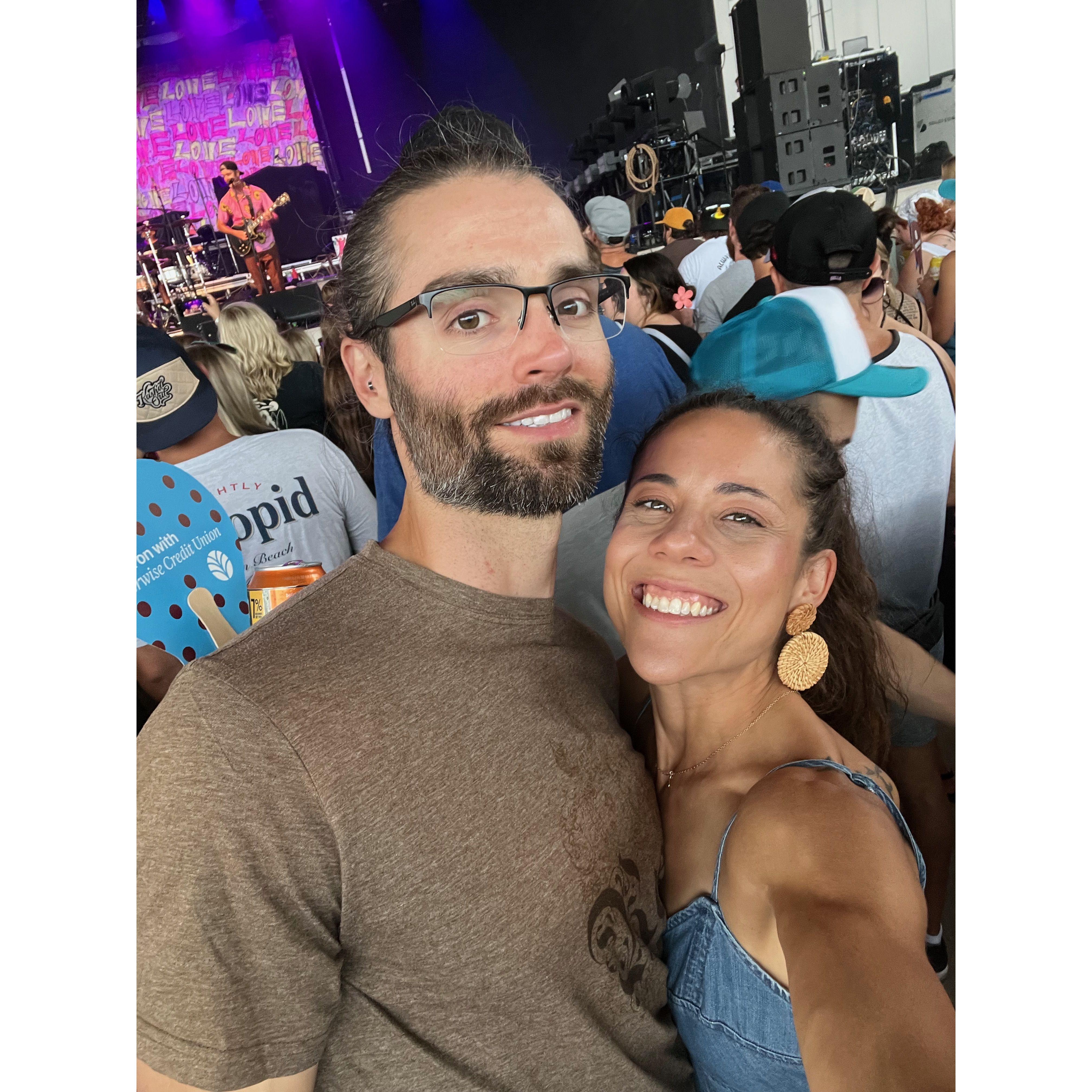 We called it the summer of concerts. We often biked to White River Amphitheater to listen to some tunes.