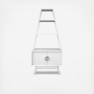 Claude Etagere and Two-Door Storage Set