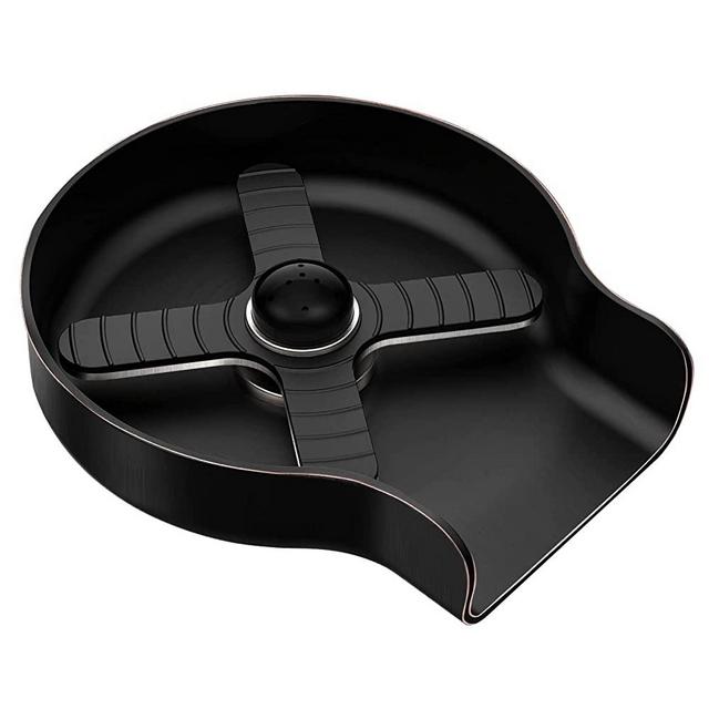 HGN Oil Rubbed Bronze Kitchen Sink Glass Rinser,Faucet Cup Rinser for Kitchen Sinks,Bottle Washer,Kitchen Sink Accessories,Stainless Steel