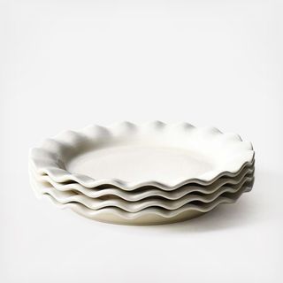 Signature Ruffle Dinner Plate, Set of 4